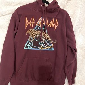 Def Leppard sweatshirt m hood
